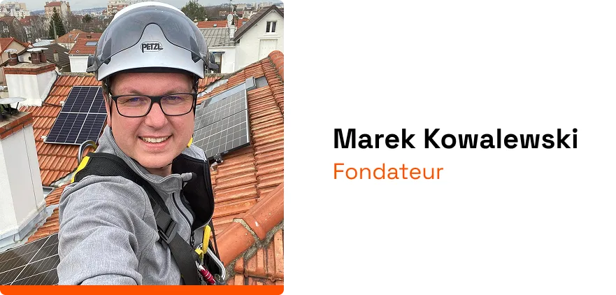 Marek Kowalewski, fondateur de Maksolar