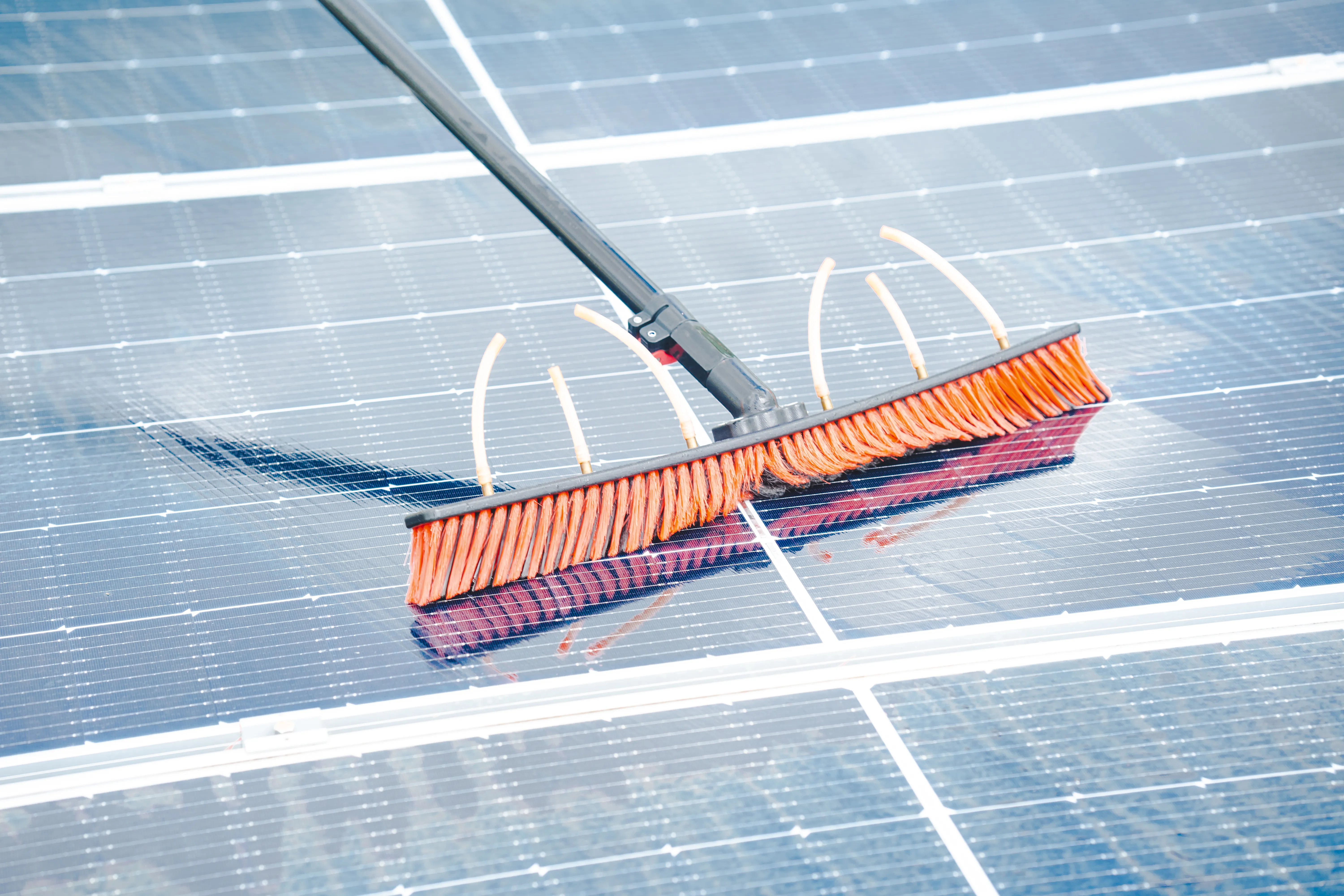 Entretien de panneaux solaires