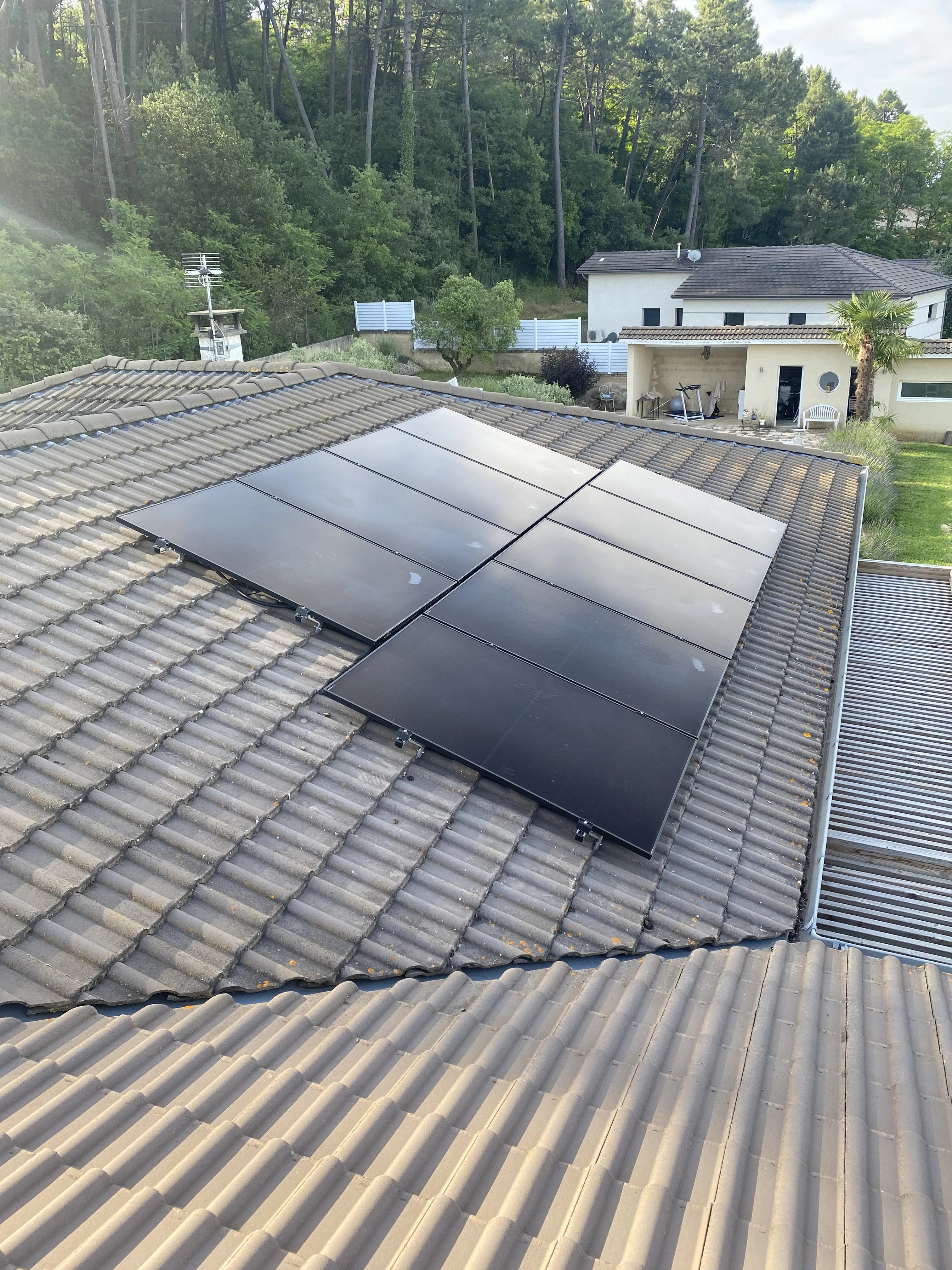 Installation de panneaux photovoltaïques